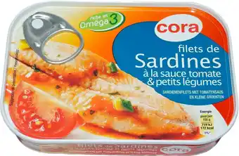 Match Cora filets de sardines offre