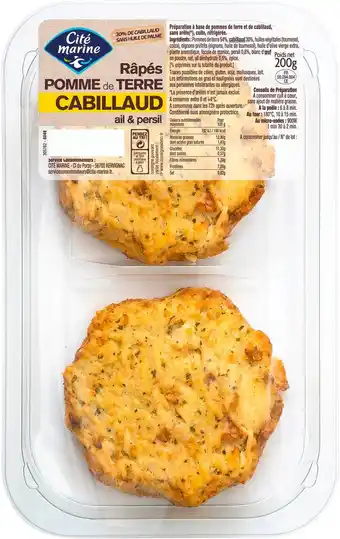 Match Râpés pomme de terre offre