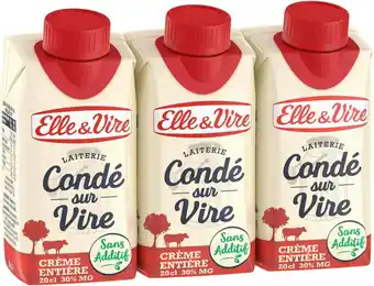 Match Elle & vire crème entière laiterie de condé sur vire offre