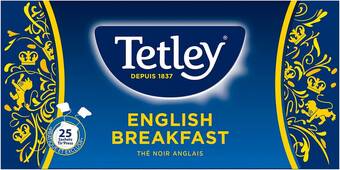 Match Tetley thé english breakfast offre
