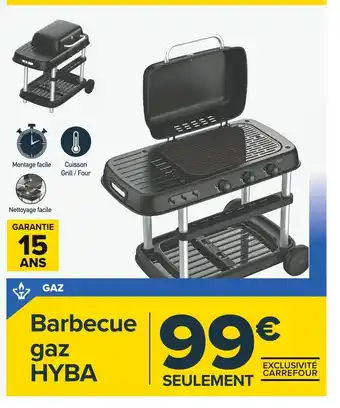Carrefour Market Hyba barbecue gaz offre