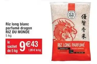 Cora x Carrefour Riz long blanc parfumé dragon RIZ DU MONDE offre