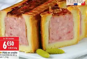 Cora x Carrefour Pâté en croûte offre