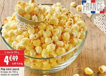 Pop corn sucré