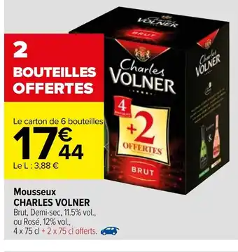 Carrefour Mousseux Charles Volner offre