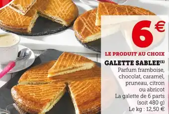 Super U Galette sablee offre