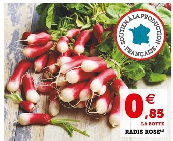 Super U Radis rose offre