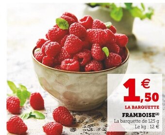 Super U Framboise offre