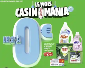 Géant Casino Le chat / mir / fairy / ariel / sensodyne le mois de casinomania offre