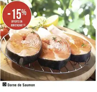 Géant Casino Bon plan sur la darne de saumon offre