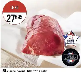 Géant Casino Viande bovine filet à rôtir offre