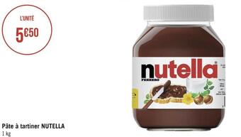 Nutella pâte à tartiner