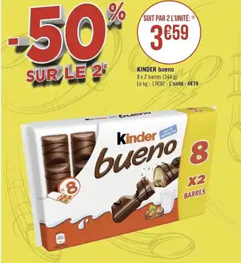 Géant Casino Kinder kinder bueno offre