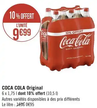 Géant Casino Coca cola coca cola original offre