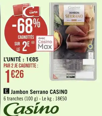 Casino jambon serrano