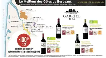 Bon plan sur cette sélection de vins