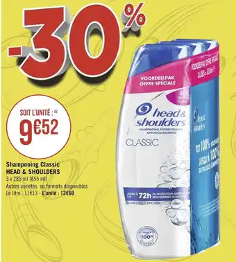 Géant Casino Head & shoulders shampooing classic offre