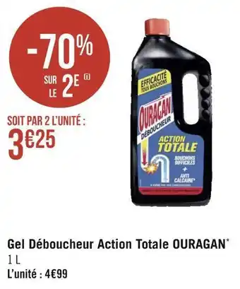 Ouragan gel déboucheur action totale