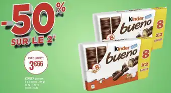 Géant Casino Kinder bueno kinder bueno offre