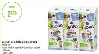 Bjorg boisson soja chocolat bio