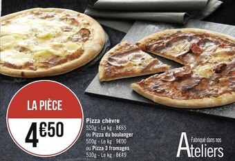 Géant Casino Pizza chèvre offre