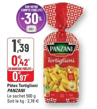 G20 Pâtes tortiglioni PANZANI offre