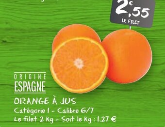 G20 Orange à jus offre
