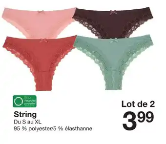 Zeeman String offre