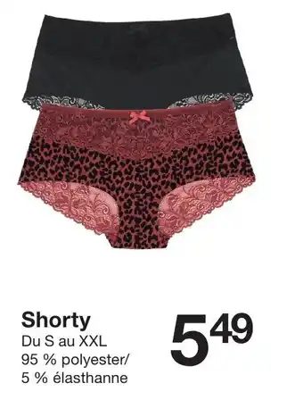 Zeeman Shorty offre