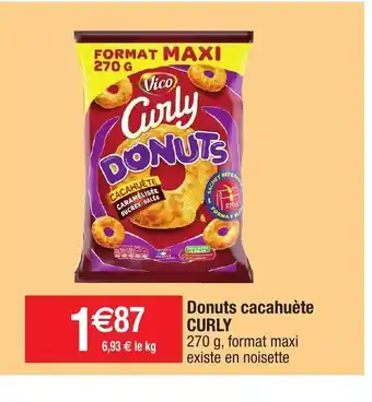 Migros Donuts Cacahuète Curly offre