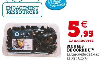 U Express U moules de corde offre