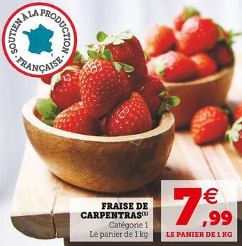 U Express Fraise de carpentras offre