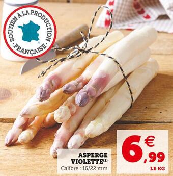 U Express Asperge violette offre