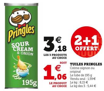 U Express Pringles tuiles offre