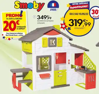 JouéClub Smoby maison neo friends house + cuisine offre