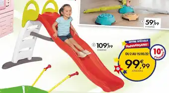 JouéClub Smoby toboggan funny offre