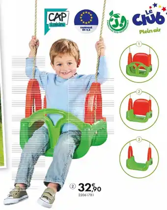 JouéClub Balançoire 3 en 1- 12 mois offre