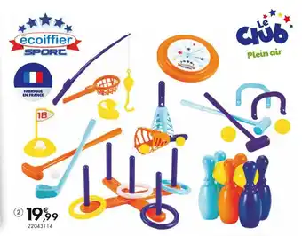 JouéClub Ecoiffier coffret sport 7 en 1 offre