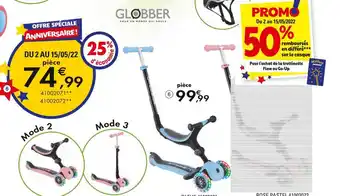 JouéClub Globber trottinette go up foldable plus light offre