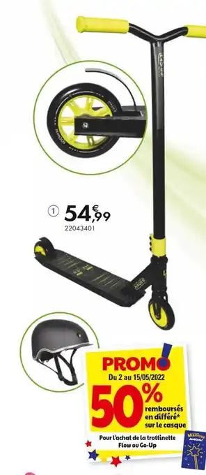 JouéClub Hades trottinette 2 roues stunt hades modèle minos offre