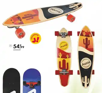 Longboard 32" awaii design cactus