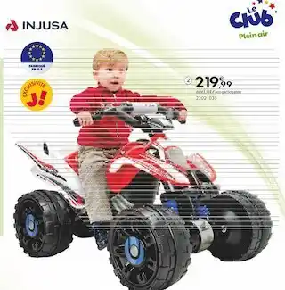 JouéClub Injusa quad électrique honda atv 12 v offre