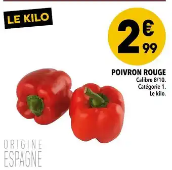 Supeco Poivron rouge offre