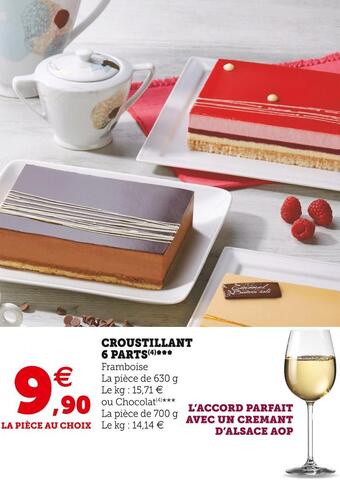 U Express Croustillant 6 parts offre