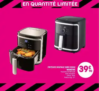 Supeco Mandine friteuse digitale sans huile offre