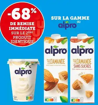 U Express Alpro bon plan sur la gamme alpro offre