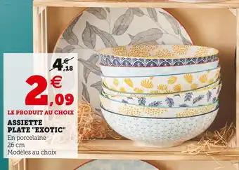 Assiette Ă salade exotic