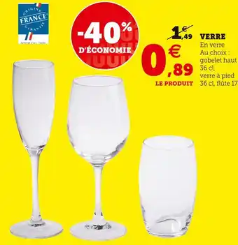 Super U Verre offre
