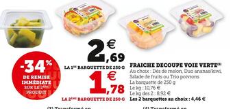U Express Fraiche decoupe voie verte offre