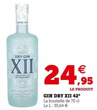 U Express Gin dry xii 42° offre